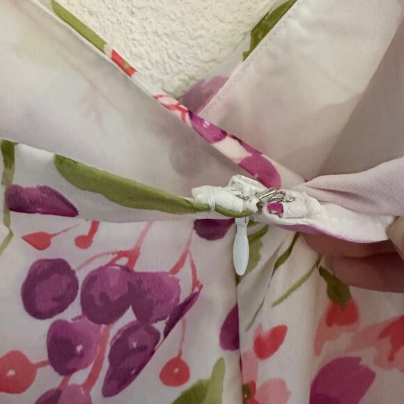 Abercrombie XLT Floral Ruffle High Low Dress XL Tall NWT‎ Wedding Guest - Picture 5 of 8